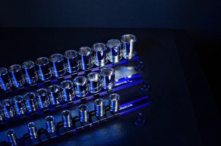 Aluminum Socket Rails with Locking End Caps