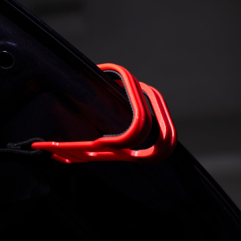 Removable clips attached to underhood LED light
