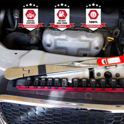 Clés dynamométriques à tête flexible et à faisceau divisé