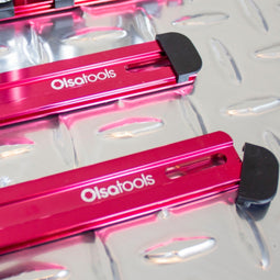 Rails de rangement de douilles en aluminium avec embouts verrouillables