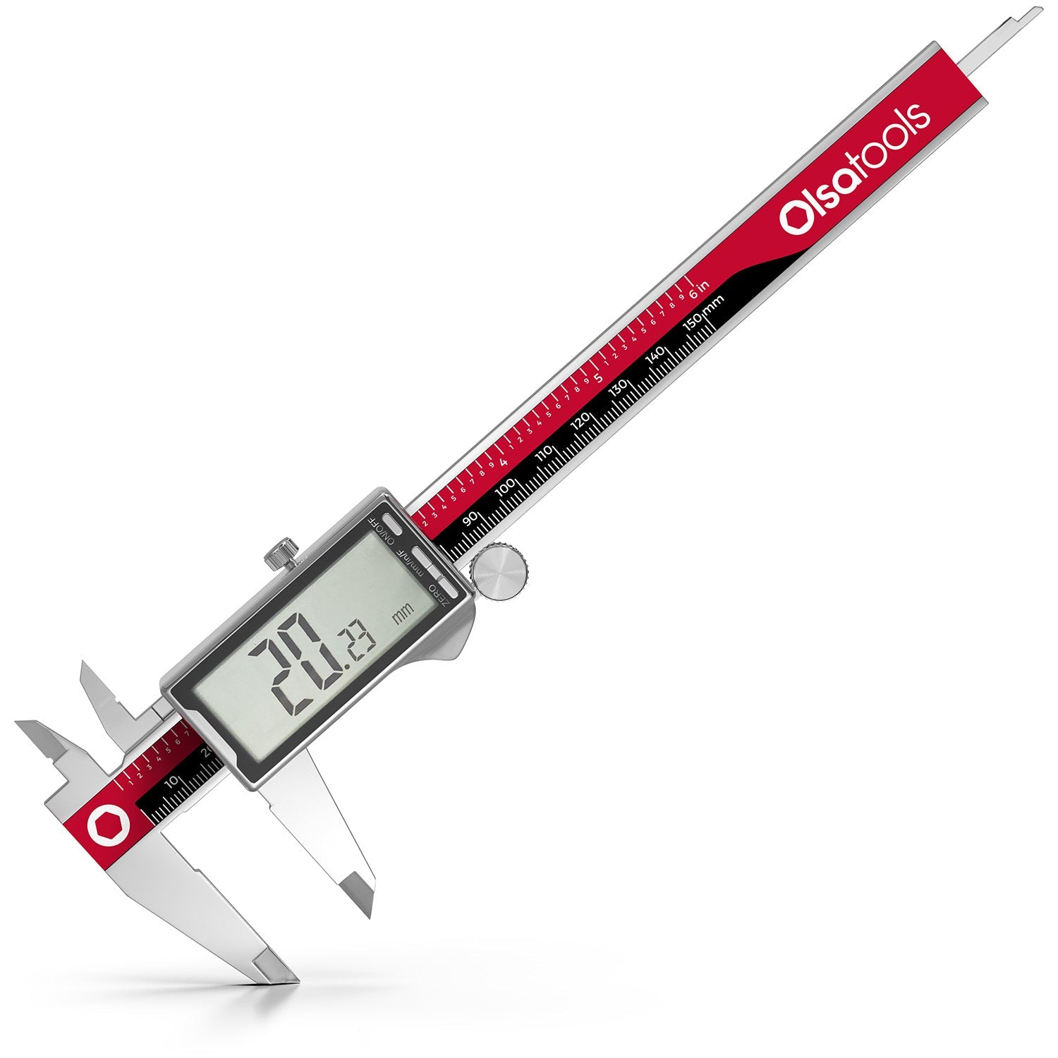 6" Digital Caliper With Calibration Certificate Olsa Tools Olsa