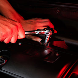 Cliquet à tête pivotante - Tête ronde à 90 dents