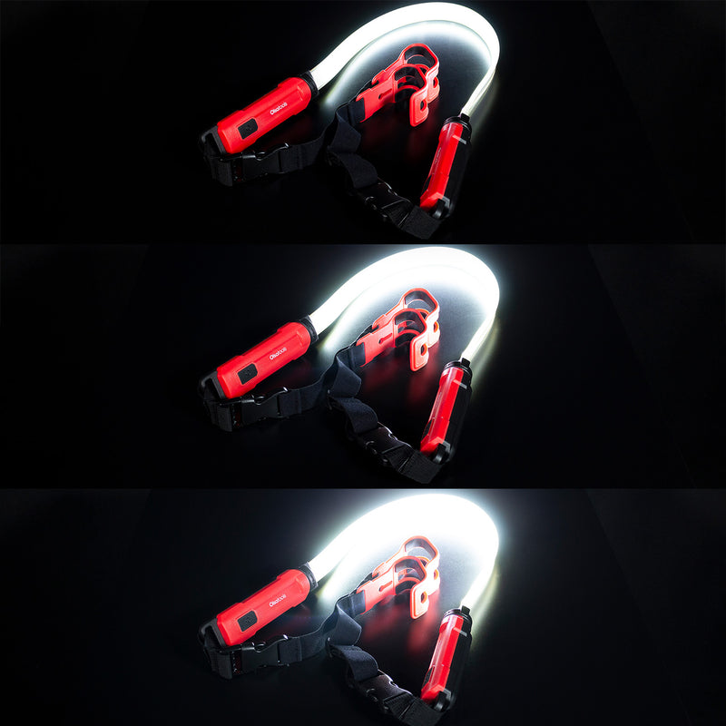 LED work light showing multiple brightness levels