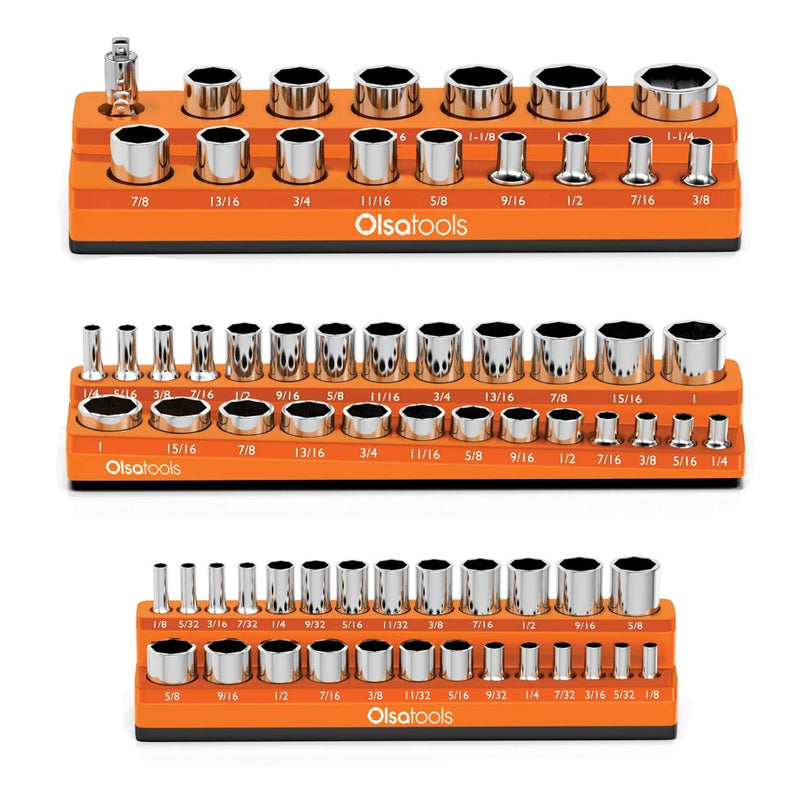 2-Row Magnetic Socket Holders