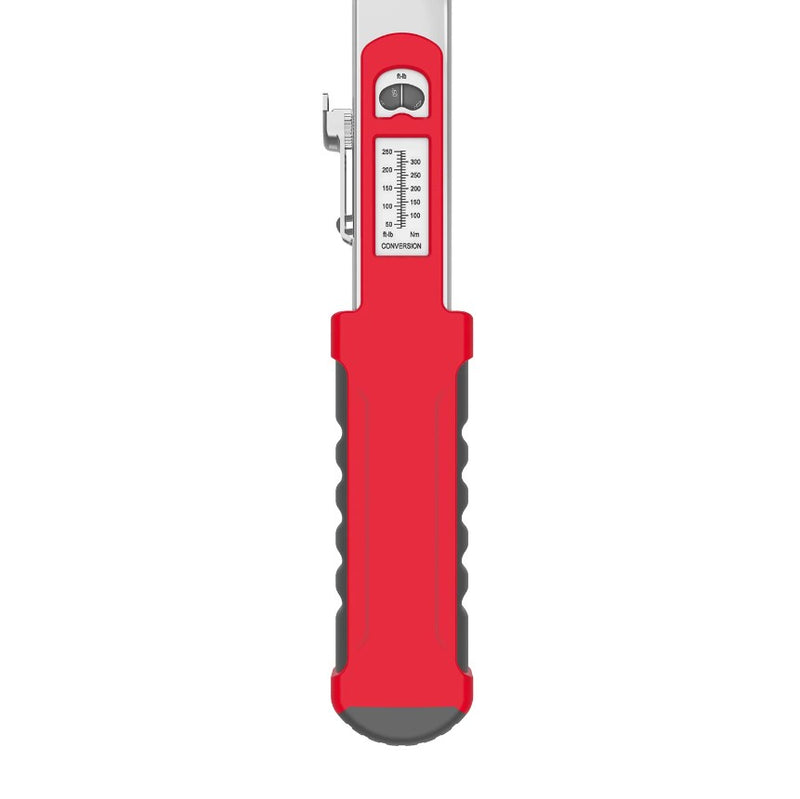 Split Beam Torque Wrench With Flex Head