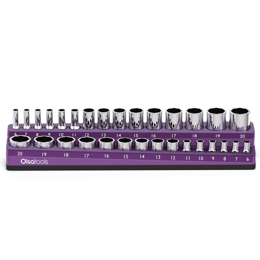 2-Row Magnetic Socket Holder | #1 Top Rated Socket Organizer – Olsa ...