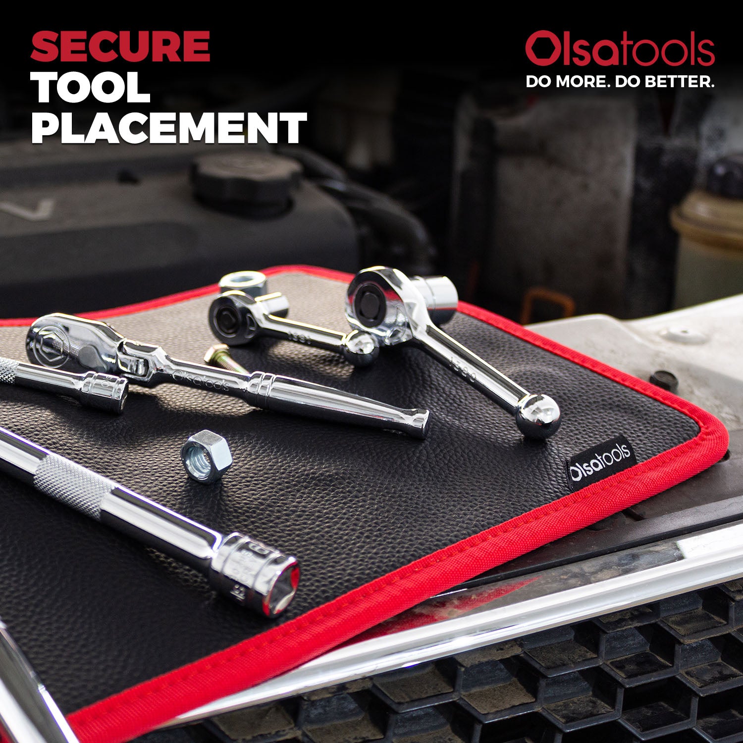Flexible Magnetic Tool Mat | Great for Tools and Parts | Olsa Tools ...