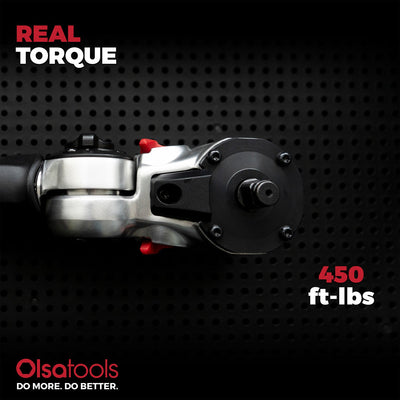 IWA-FH-12-450,alt:Flex Head Air Impact Wrench 1/2" Drive Real Torque