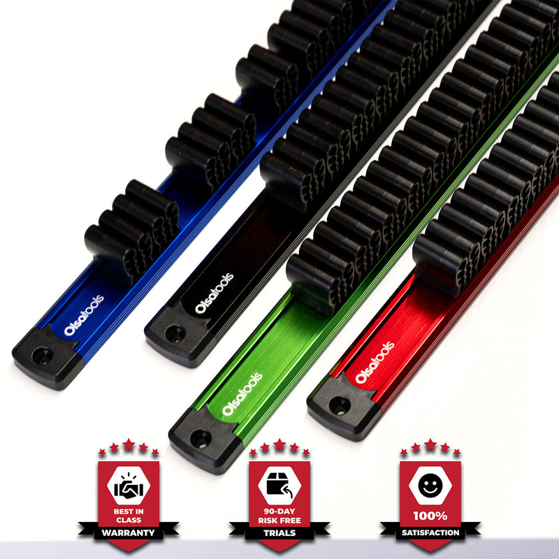 MSCWH2-RD,alt:Black, Blue, Green and Red Magnetic Screwdriver Holders