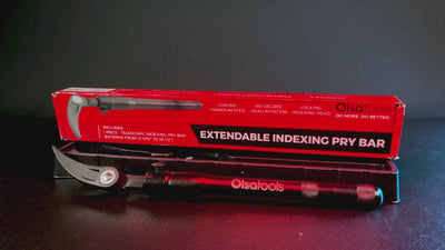 Extendable Indexing Pry Bar | Adjustable Length From 13.3-18.5 Inches