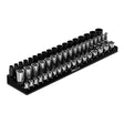 Picture of 3 Row magnetic Holder + Chrome and Impact Sockets - Thumbnail Image #1