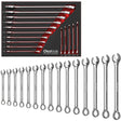 Picture of 15 Pc Combination Wrench Set | 15-Degree Angle Offset - Thumbnail Image #1