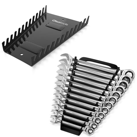 Picture of Ratcheting Wrench Set with Magnetic Wrench Organizer - Image #1