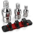 Picture of 3pc Universal Joint Set, Socket Adapter 1/2", 3/8", and 1/4" drive - Thumbnail Image #1