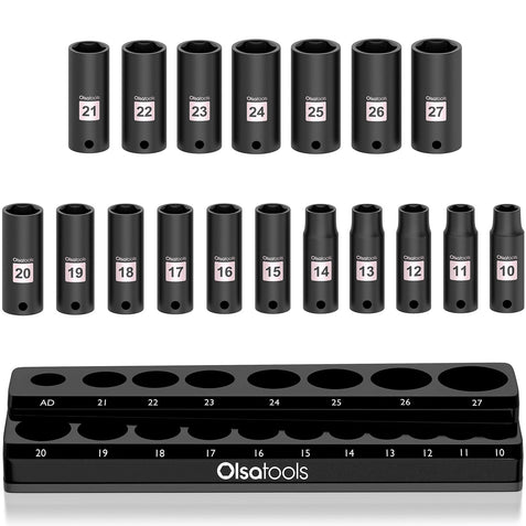 Picture of Impact Socket Set + Magnetic Socket Organizer - Image #1