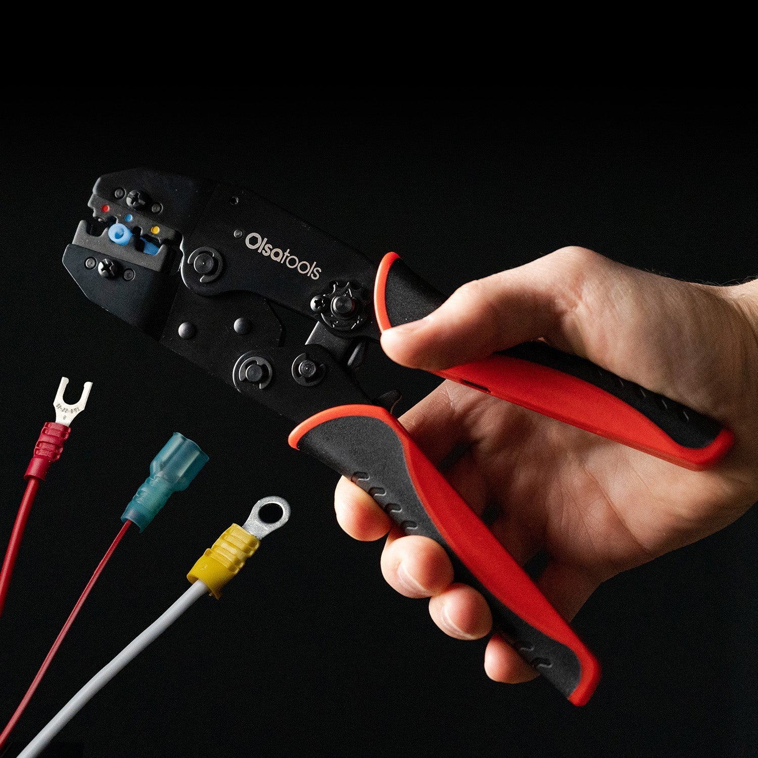 Olsa Tools | Professional Grade Ratcheting Wire Crimper – Olsa